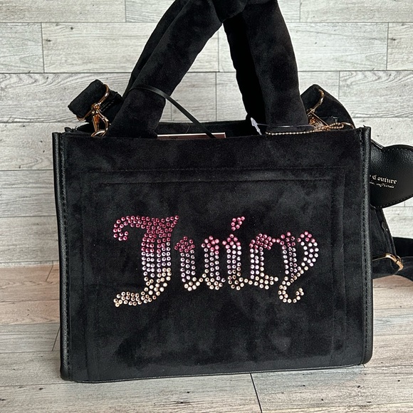 Juicy Couture Rhinestone Logo Shoulder Bag – NWT - Picture 7 of 14